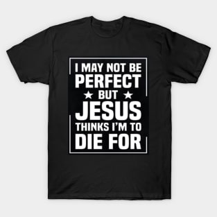 I May Not Be Perfect T-Shirt